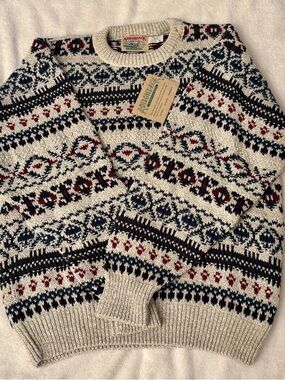 Adirondack 100% Cotton Sweater | Classic Outdoor Knit Pullover